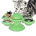 GBSYU Interactive Windmill Cat Toys with LED Light Ball Catnip Suction Cup Cat Exercise Green - Image 3
