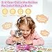 HOMESTEC Toddler Talking Flash Cards with American Accent and 288 Sight Words for Speech Therapy Learning Montessori Sensory Play for Boys and Girls Ages 3 to 6 Easter Basket Stuffer Pink - Image 4