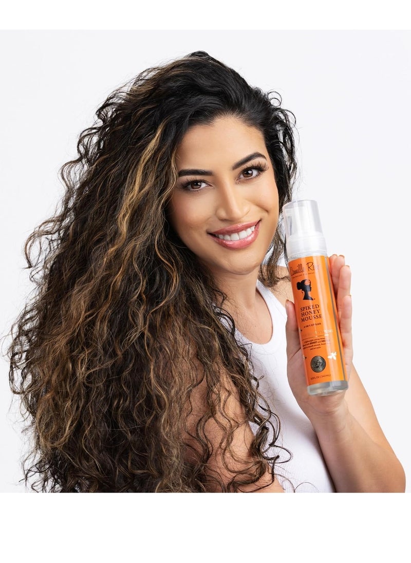 Camille Rose - Camille Rose 4-in-1 Hair Styler with Honey Toothed to Define Curls and Hold Styles in Place while Nourishing and Adding Shine | With Honey and Nettle, Foam - Image 1