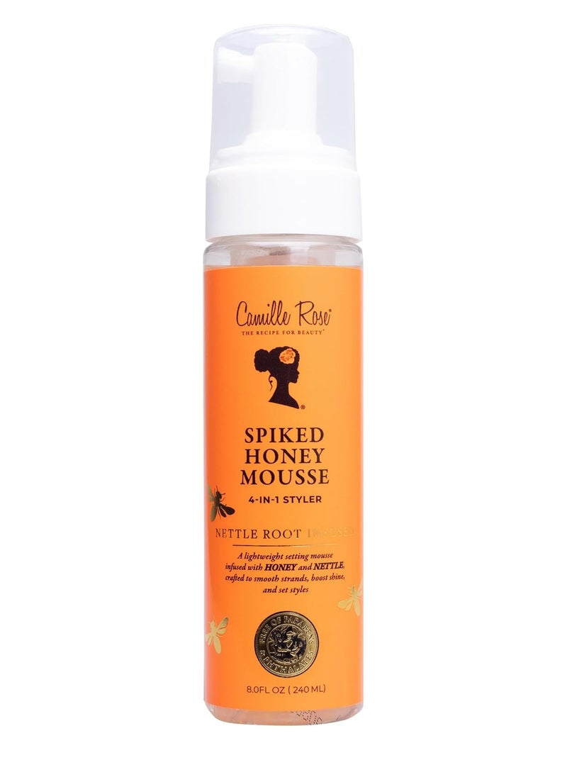 Camille Rose - Camille Rose 4-in-1 Hair Styler with Honey Toothed to Define Curls and Hold Styles in Place while Nourishing and Adding Shine | With Honey and Nettle, Foam - Image 1
