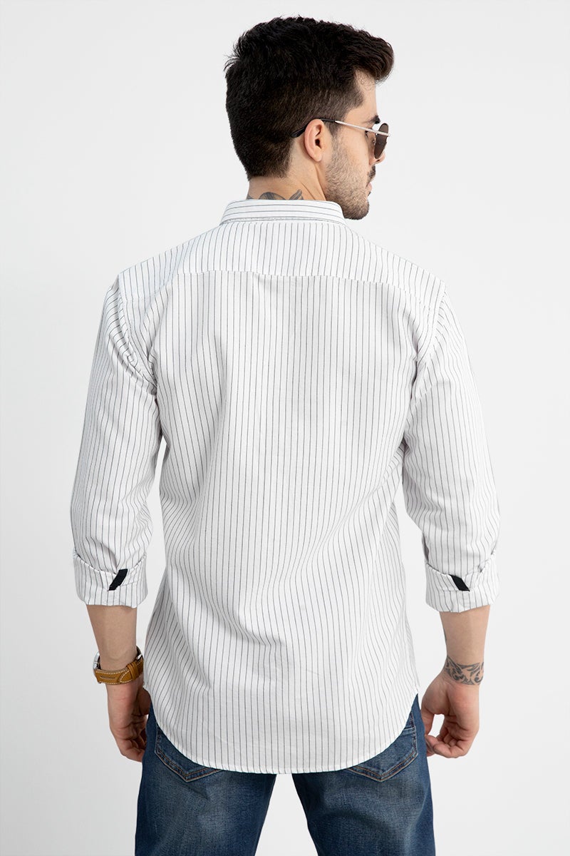 SNITCH Lining White Shirt - Image 4