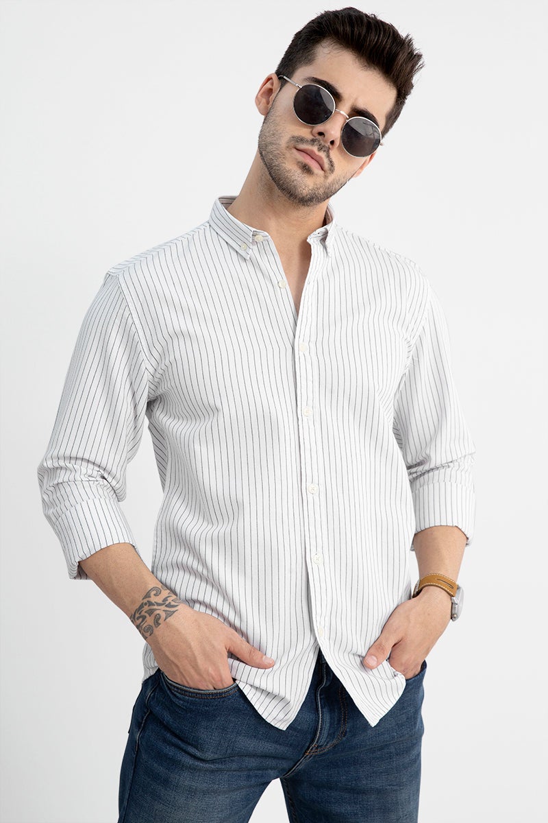 SNITCH Lining White Shirt - Image 1