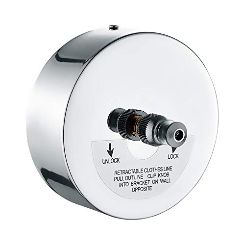 JOOM Retractable Clothesline Stainless Steel Heavy Duty 9Feet(MAX) for Hanging Drying in Bathroom Laundry Hotels, - Image 1