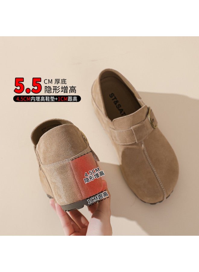 St&Sat Saturday Platform 5.5cm Birkenstock Style 26 Spring Comfortable Versatile Slip-on Casual Women's Shoes - Image 3