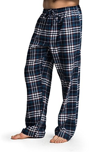 CYZ Men's 100% Cotton Super Soft Flannel Plaid Pajama Pants (XL, F17014) - Image 1