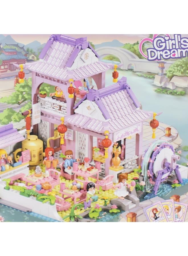 Sluban Girls Dream Asian Dream Palace Blocks Set - 981Pcs - Image 3