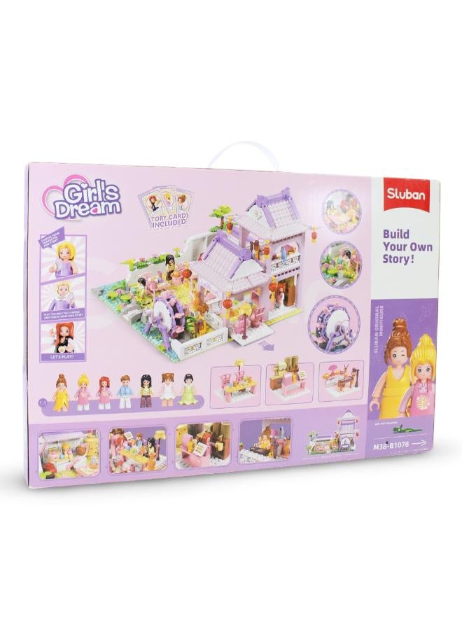 Sluban Girls Dream Asian Dream Palace Blocks Set - 981Pcs - Image 2
