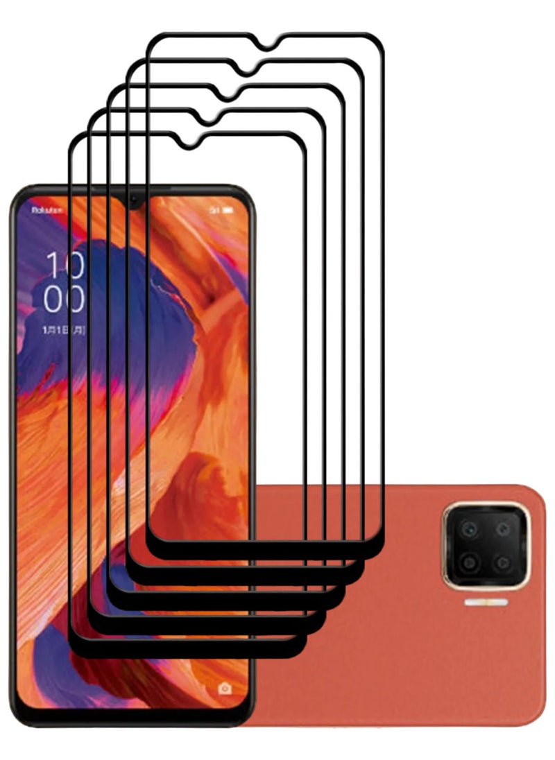 ACLIX 5 Pieces Antistatic ESD Dustproof Premium Quality High Definition Tempered Glass Screen Protector Designed For Oppo A73 - Image 1