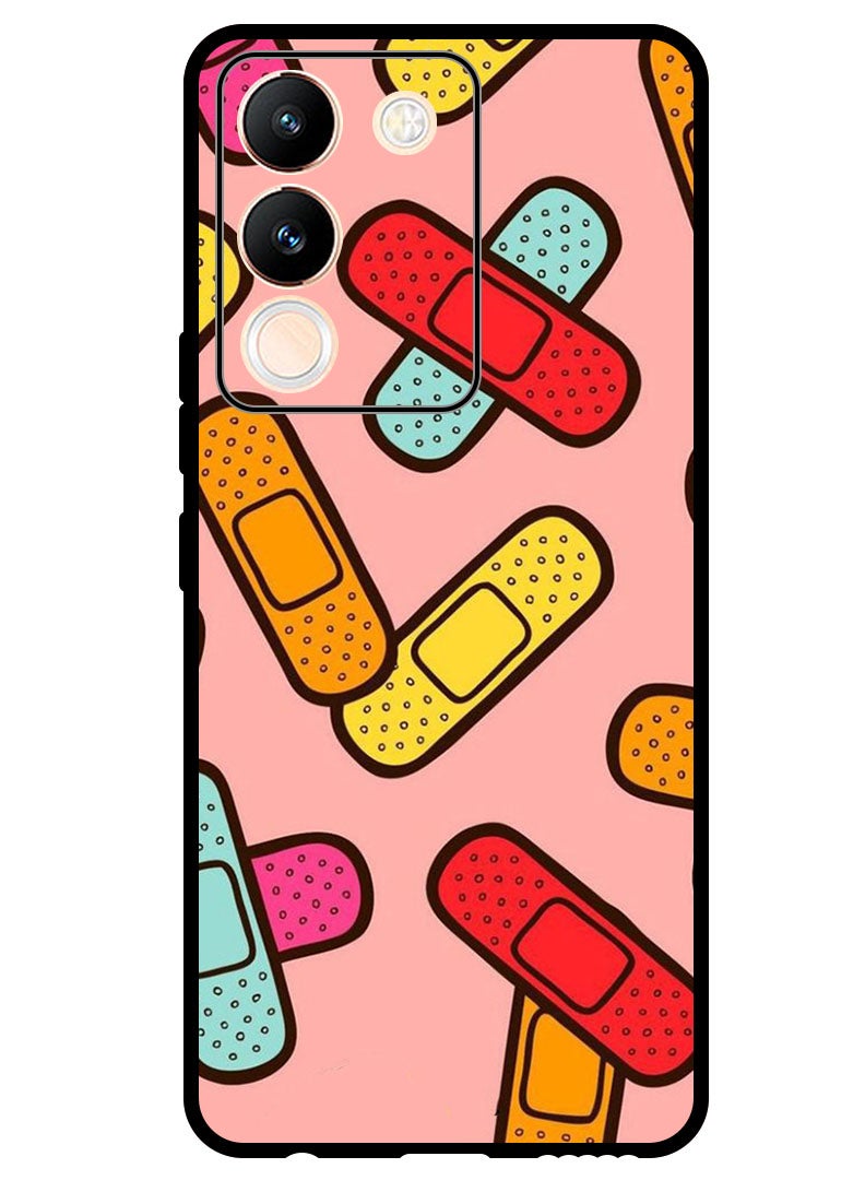 Theodor Protective Case Anti Scratch Shock Proof Bumper Cover For Vivo Y200 Patches - Image 1