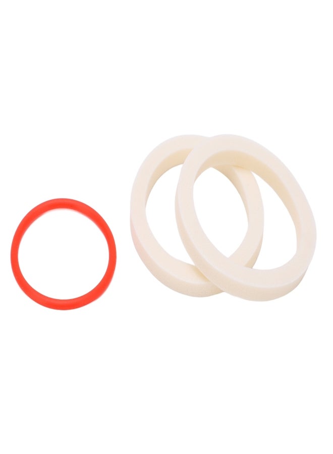 ريسك مجموعة RISK من قطعتين من حلقات إسفنجية لشوكة الدراجة الأمامية، مانعة لتسرب الزيت، ملحقات شوكات الدراجات الجبلية، 34 مم - Image 3