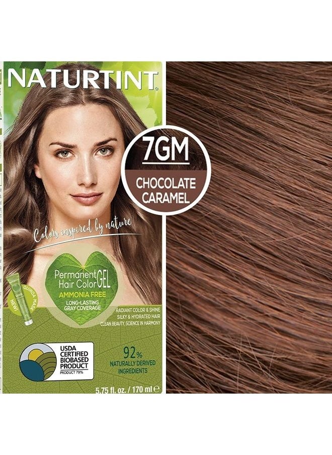 NATURTINT Permanent Hair Color 7.7 Chocolate Caramel (Pack of 6), Ammonia Free, Vegan, Cruelty Free, up to 100% Gray Coverage, Long Lasting Results  - Image 4