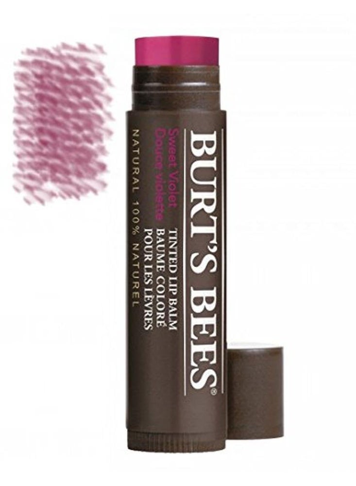 Burt's Bees Tinted Lip Balm 4.25g Sweet Violet - Image 3