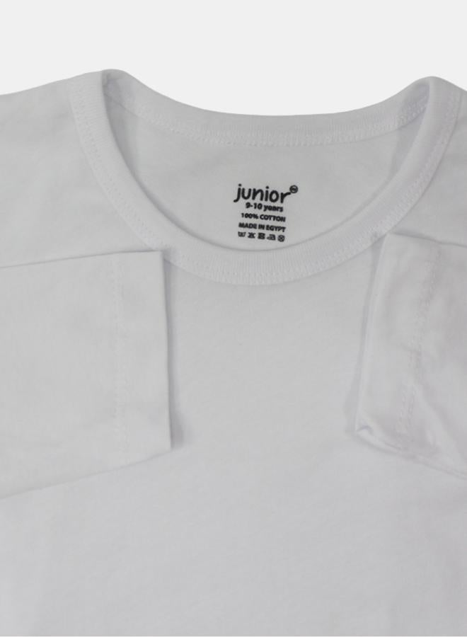 Junior White Long-Sleeved Undershirt - Image 3