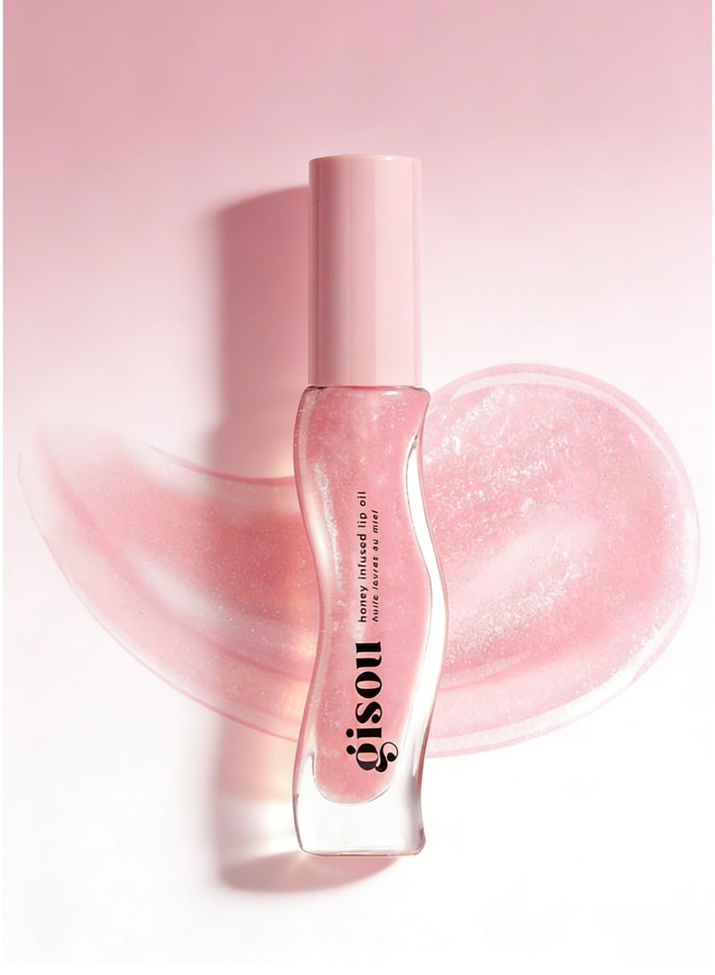 جيسو زيت مرطب للشفاه غني بالعسل، مرطب مغذي للشفاه الجافة، يمنح لمعاناً عالياً وملمساً ناعماً، بلون وردي شفاف لامع، برائحة البطيخ المنعشة، 8 مل. - Image 5