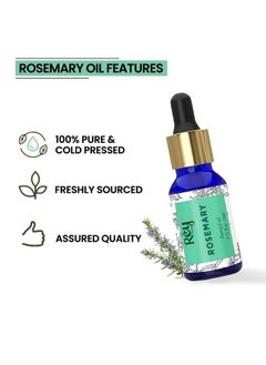 Rosemary Essential Oil For Hair Growth 100% Pure & Natural Rosemary Oil For Hair Skin And Body 15Ml (15 Ml Pack Of 1) - pzsku/Z45AF573C24405C76FD9FZ/45/_/1687759911/cf48591d-35cd-4d82-9976-578b1129b83f