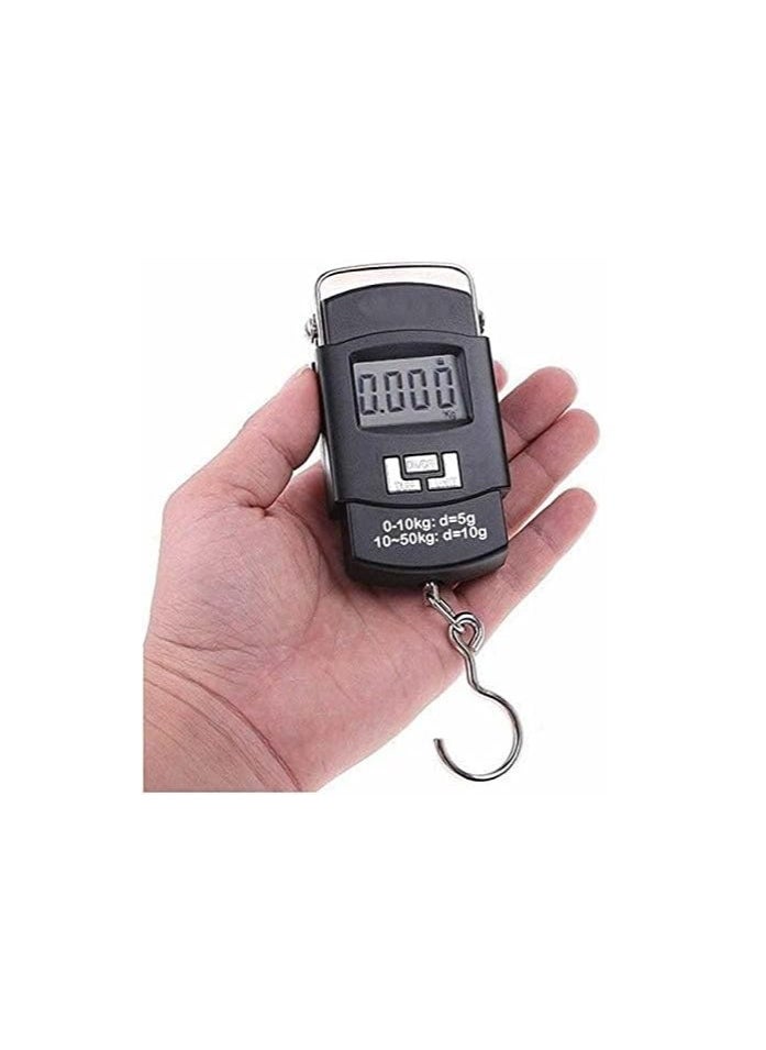 Generic Digital LCD Luggage Scale Black  - Image 3