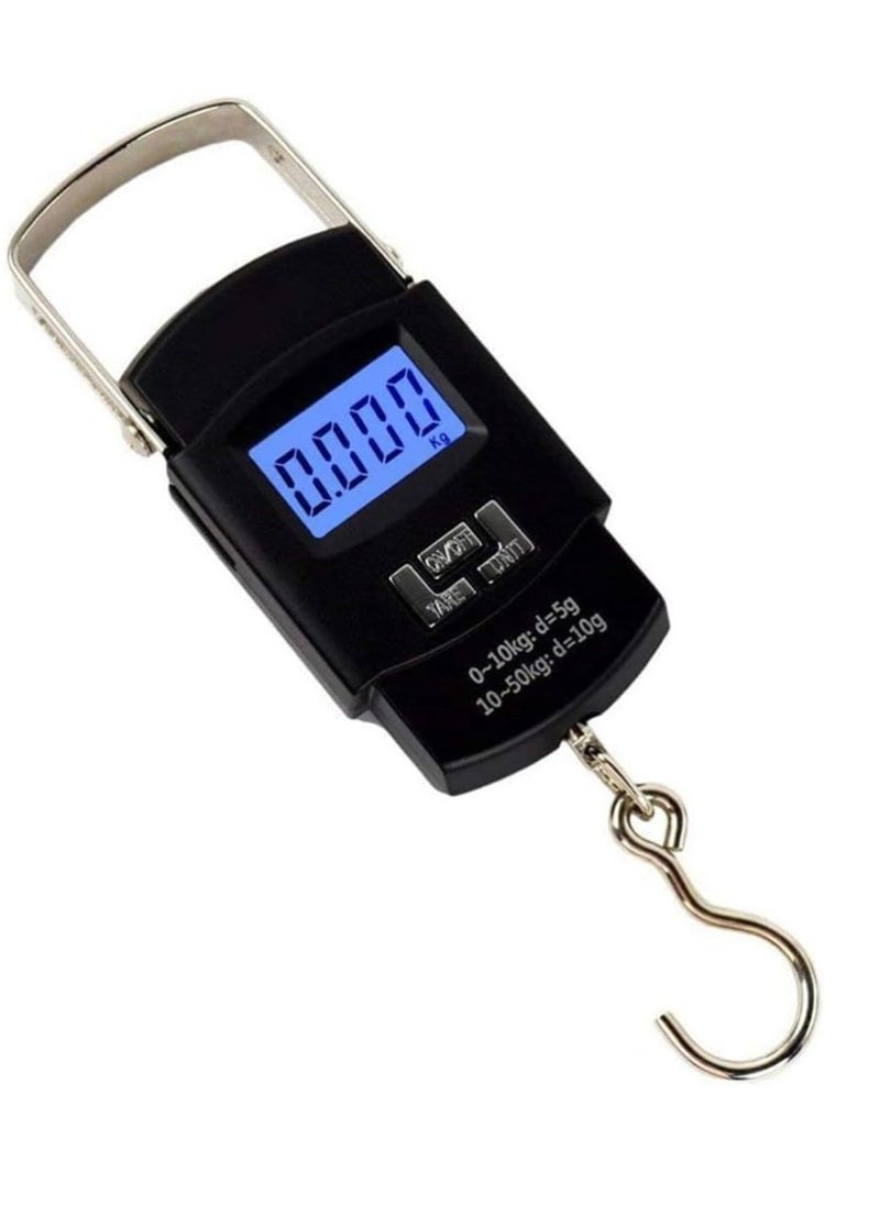 Generic Digital LCD Luggage Scale Black  - Image 2