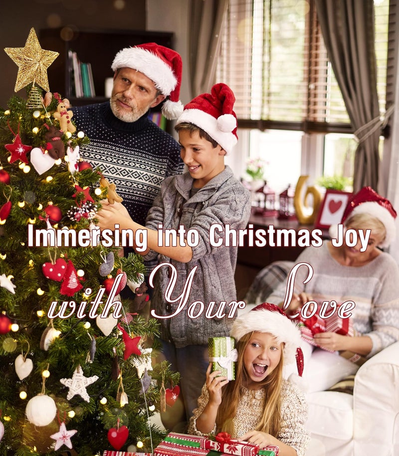 Luxspire Christmas Tree Star Topper  LED Glitter Metal 3D Christmas Decorations Lights  Remote & USB Operated Star Treetop for Home Party  6H Timer & 8 Lighting Modes  Gold - Image 5