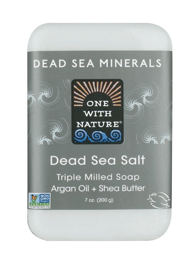 One With Nature Dead Sea Mineral Salt Soap, 7 Oz