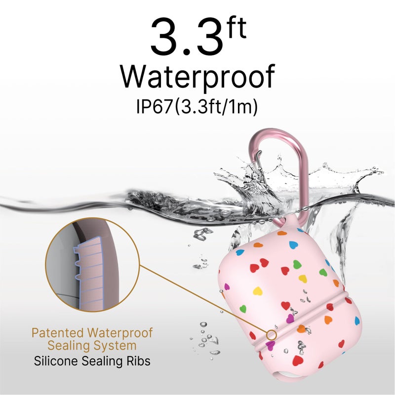 Catalyst Waterproof Case for AirPods 2nd Generation and AirPods 1st Generation - Wireless and USB-C Charging High Drop Protection AirPod Gen 2 and Gen 1 Case with Carabiner, One Piece Design - Image 4