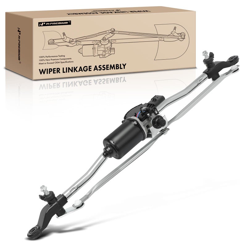 محرك ومسند مساحات الزجاج الأمامي APremium متوافق مع سيارات جيب رانجلر 2007-2018 رانجلر JK 2018 استبدال 55077859AB