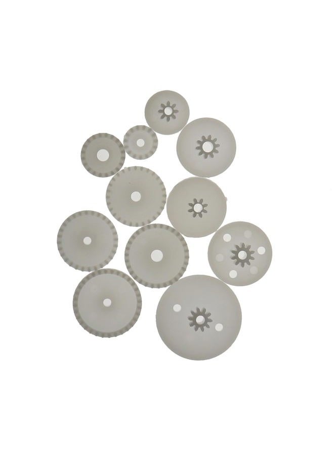 MEETOOT 75PCS Gear Kit Transmission Cylindrical Plastic Motor Gear Kit Suitable for DIY Model Tech Build and DIY Car and Robot - Image 4