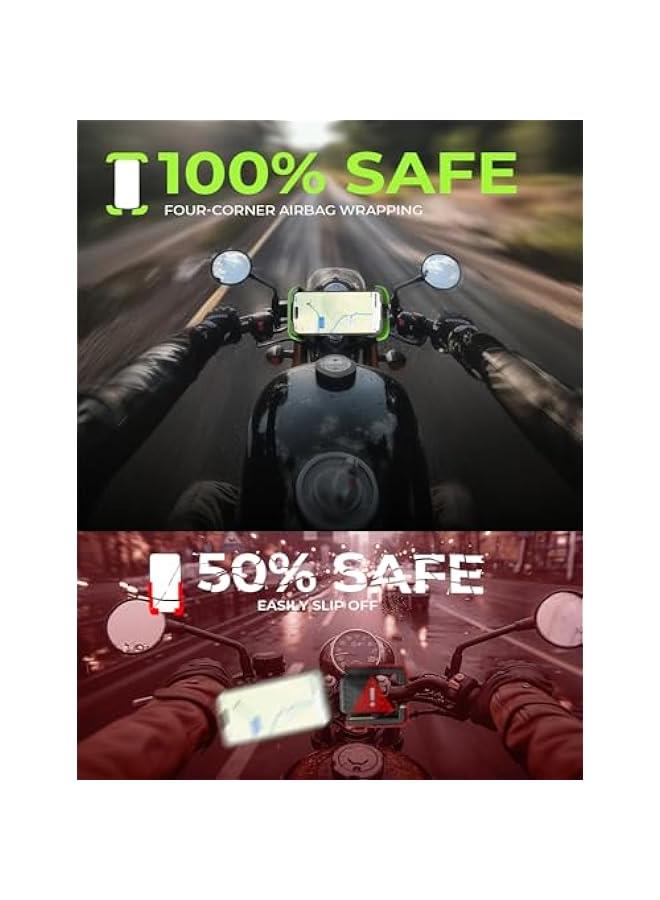 Arabest Bike Phone Holder, 【Super Easy Install】 Ultra Stable Motorcycle Phone Mount, Bicycle Handlebar Holder Mount for Adults Kids, Bike Bicycle Ebike Gear Accessories, for iPhone Samsung Google Pixel  - Image 5