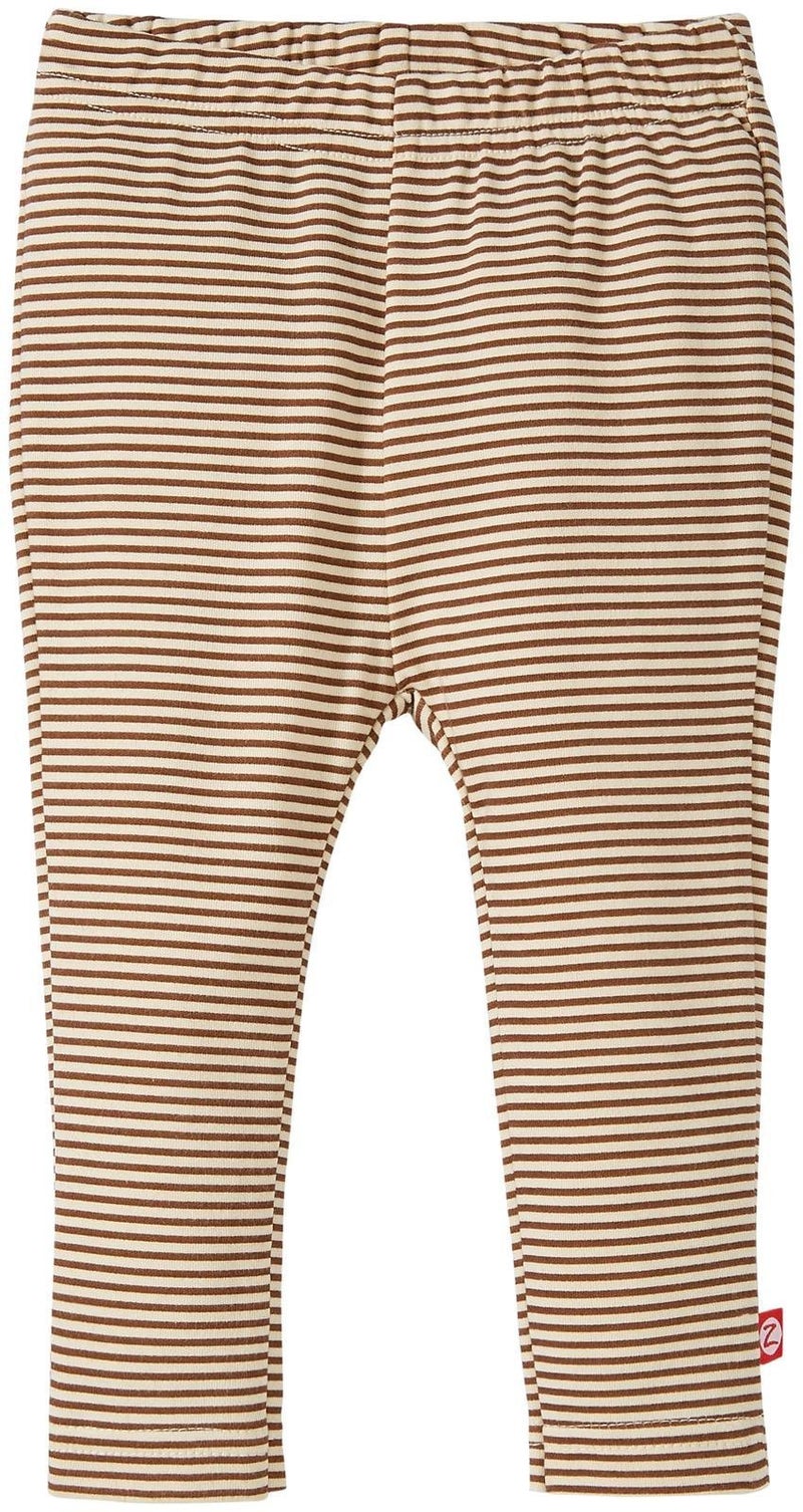 Zutano Baby Girls Candy Stripe Skinny Legging, Chocolate, 18 Months - Image 5