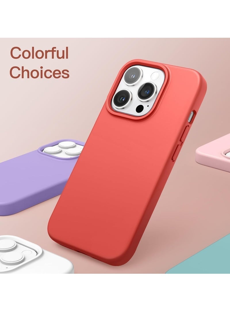 LEDIN Silicone Case for iPhone 13 Pro Max Silky Soft Touch Full Body Protective Phone Case Shockproof Cover with Microfiber Lining - Image 5