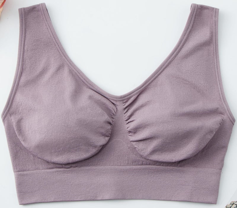 Hiking Gril Women's Comfort Wirefree Bralette Unpadded Sleep Yoga Bra D3P M - Image 4