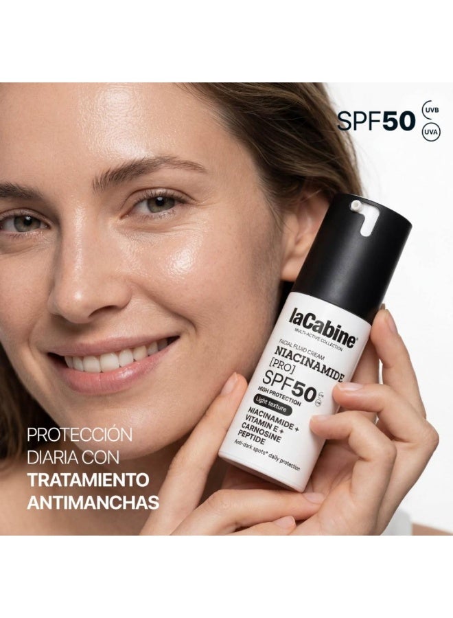 La Cabine Niacinamide [Pro] Facial Fluid Cream SPF50 - 30 ml - Image 4