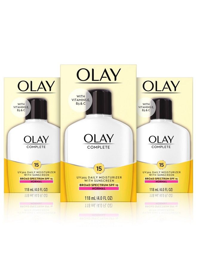 Olay Complete Lotion Moisturizer With Sunscreen Spf 15 Normal 4 Fl Oz (Pack Of 3) - Image 2
