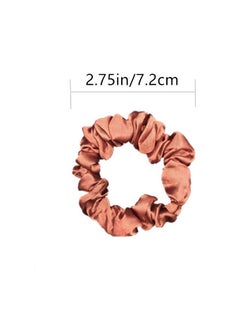 Sinen 6Pcs Premium Satin Elastic Hair Bands Scrunchy Ponytail holder Hair Scrunchies Hair Ties Ropes Scrunchies for Women or Girls Hair Accessories  - Image 4