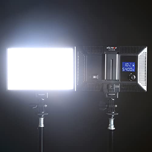 VILTROX L116T CRI95+ Super Slim Dimmable LED Light Panel,Bi-Color 3300K-5600K LED Video Light with LCD Control/Light Mount (NO Battery/No ac Adapter) - Image 2