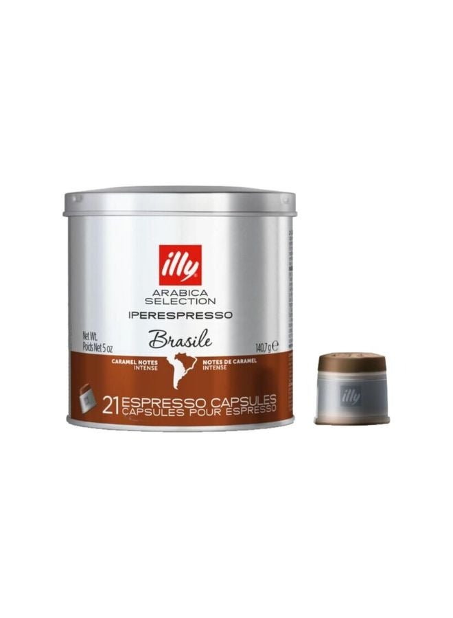 Illy iperEspresso Capsule Compatible with illy iperEspresso Machines, 21 Count (Brasile Single Origin Bold Roast) - Image 2