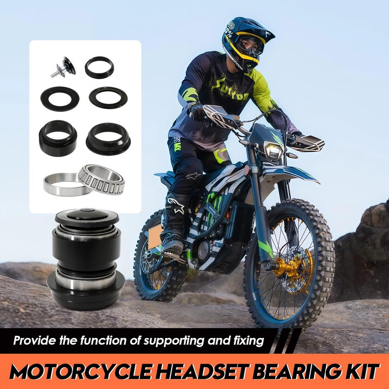 Tordale Upgraded Motorcycle Headset Fork Bearing Kit for Surron Light Bee X/S, Sur Ron Off - Road Dirtbike Original Motorcycle Accessories, Tapered Roller Bearing Kit, Sur - Ron Parts - Image 5