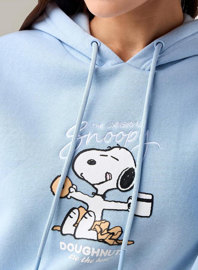 SP Characters Hooded Sweatshirt With Snoopy Print - Image 3