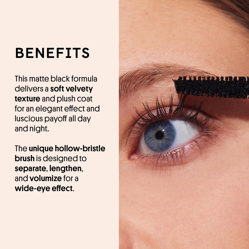Winky Lux So Extra Mascara â€“ Lengthening, Separating & Defining with Curling & Buildable Formula, Clump Free Volume, Ultra Matte Black, False Lash Effect, No Flaking or Smudging - Image 3