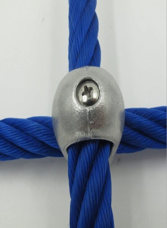 NNNJunhua Climbing Net Ladder Cross-Type Connectors Composite Rope and Nylon Rope Climbing and Hanging Net Hand-Woven Repair Lengthen and Widen Accessories 10 Pieces - Image 4