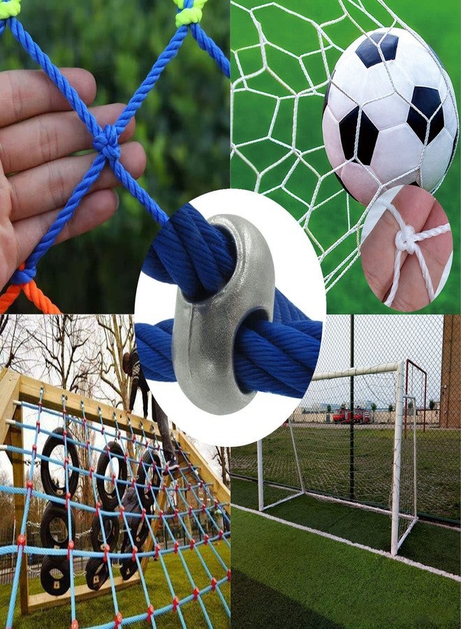 NNNJunhua Climbing Net Ladder Cross-Type Connectors Composite Rope and Nylon Rope Climbing and Hanging Net Hand-Woven Repair Lengthen and Widen Accessories 10 Pieces - Image 5