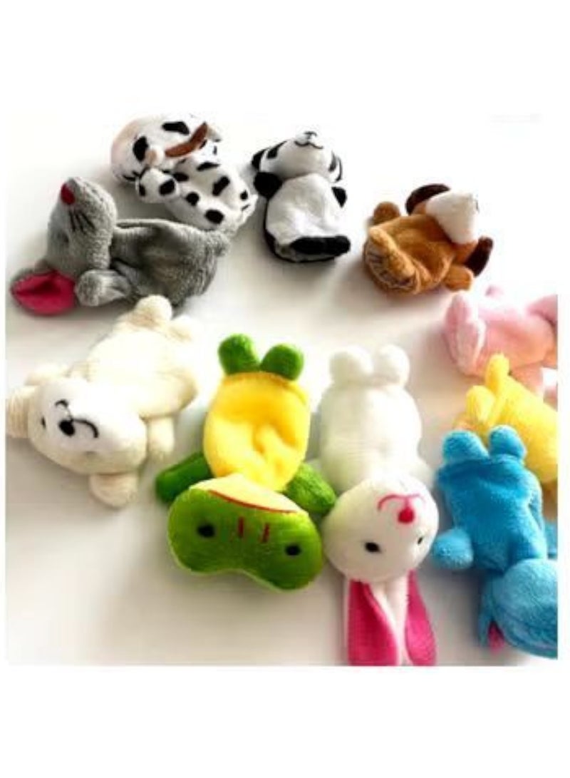 مجموعة من 16 قطعة و شخصية من لعبة دمي الأصابع شخصيات منوعة مفيدة جدا لتنمية مهارات الطفل في العب او عرض او سرد القصص و يستخدم ايضا في صندوق مسرح العرئس مناسب لاي حجم مسرح تفيد دمى الأصابع معلم او مع - Image 5