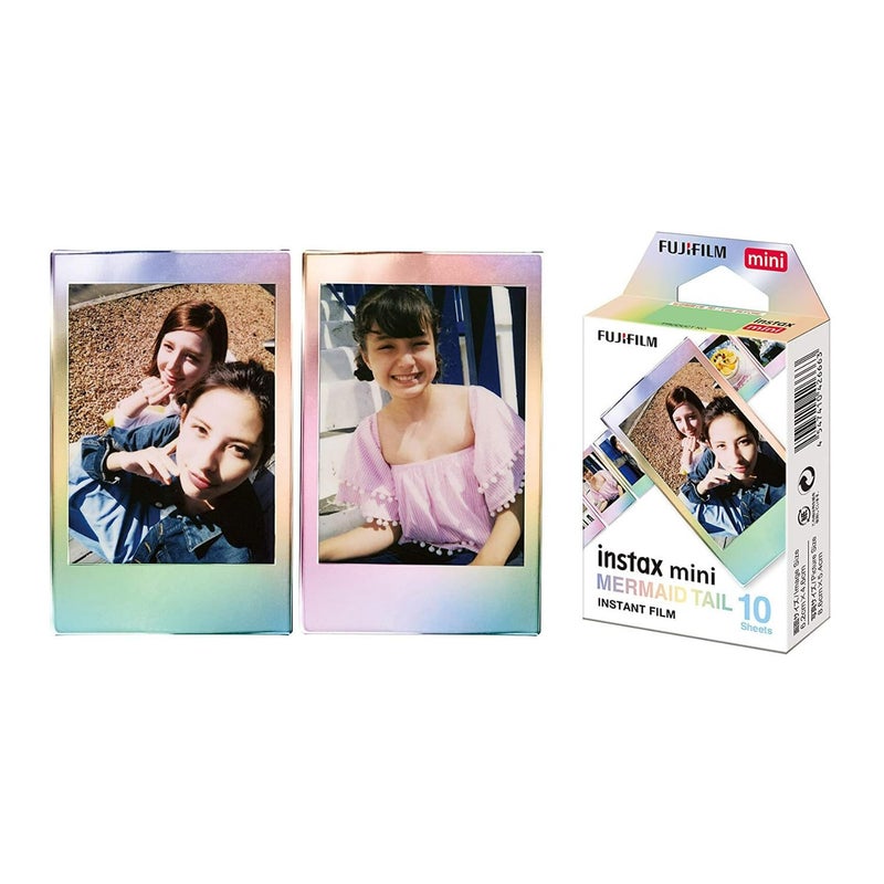Fujifilm Instax Mini Mermaid Tail Film, Glitter Styles (10 Exposures) 3-Pack Bundle (3 Items) - Image 4