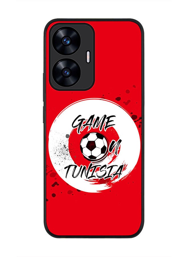 Stylizedd Rugged Black edge case for Realme C55 4G Slim fit Soft Case Flexible Rubber Edges Anti Drop TPU Gel Thin Cover -  Game on Tunisia - Image 1