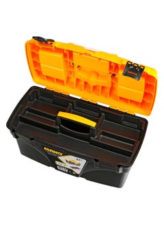 MANO Classic Tool Case with Organizer,‎53.5 x 29.1 x 20cm, Polypropylene, Black/Orange, 21  - Image 2