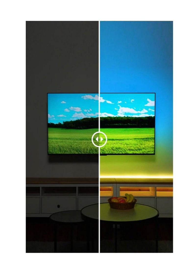 SmartUp - HDMI Sync Box With 1 Set of  Lighting Kits which includes the device along with the light strip, device, adapter, and HDMI Cable. - Image 1