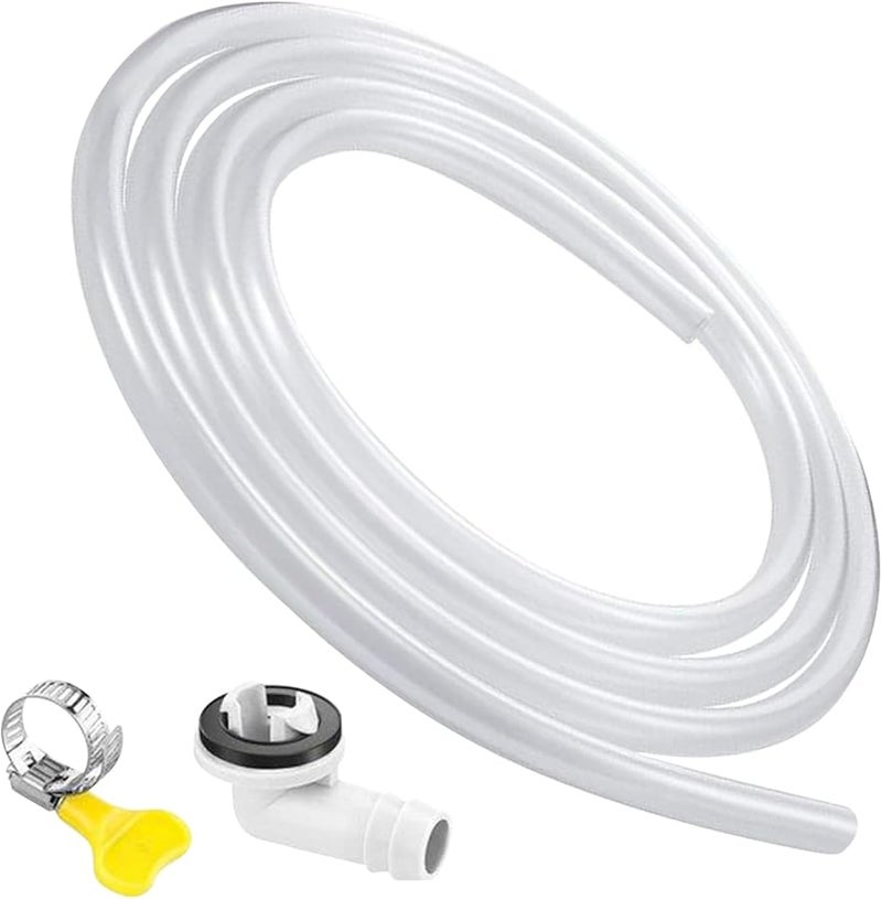 3M Window AC Drain Hose Portable Condensation Drainage Connector For Mini Split Units - Image 1