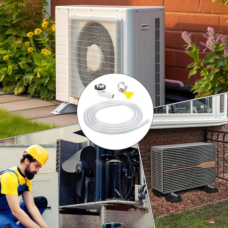 3M Window AC Drain Hose Portable Condensation Drainage Connector For Mini Split Units - Image 5