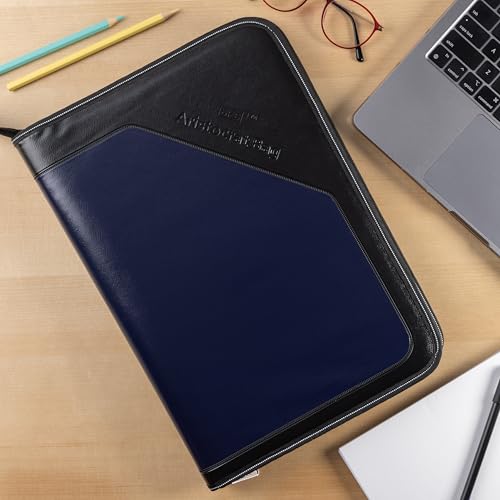 SPS PU Leather 24-Pocket A4 File Organizer – Professional Document Holder for Certificates, Legal Documents, Home, Office, School Use (Blue) - Image 5