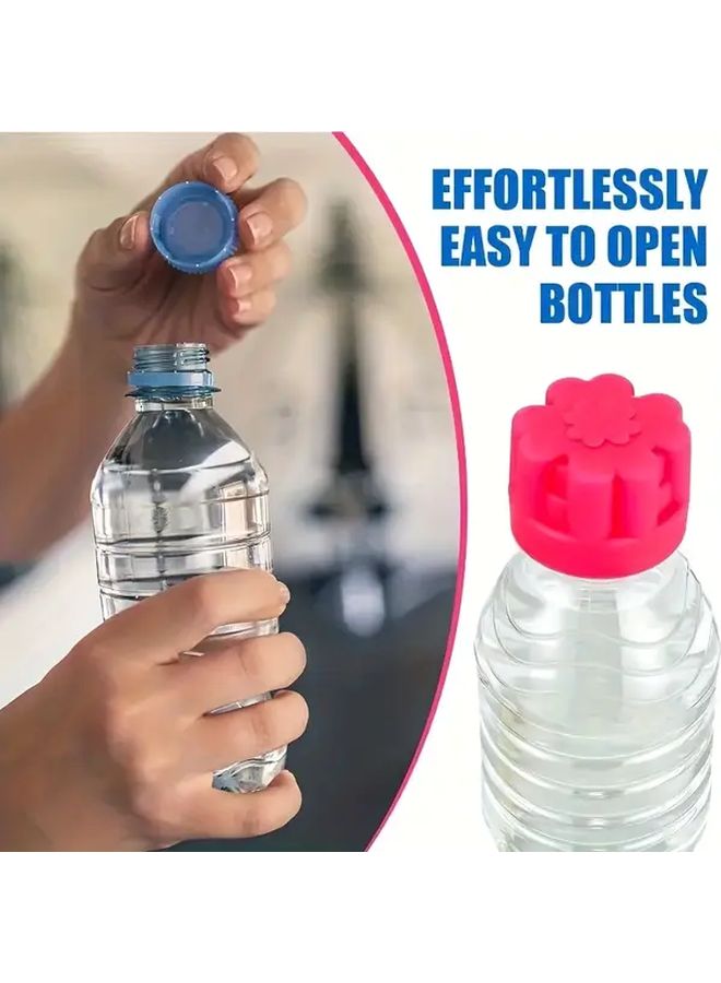 عبوتان من فتاحات الزجاجة السيليكونية المتينة باللونين الأحمر والأصفر لقبضة سهلة - Image 5