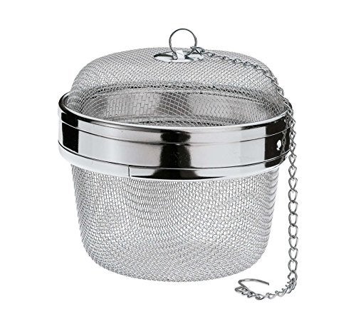 Küchenprofi Cooking Spice Holder - 4-Inch, Silver - Stainless Steel Seasoning Strainer for Pho & Herb Ball Infuser - Tea Infuser - Image 3